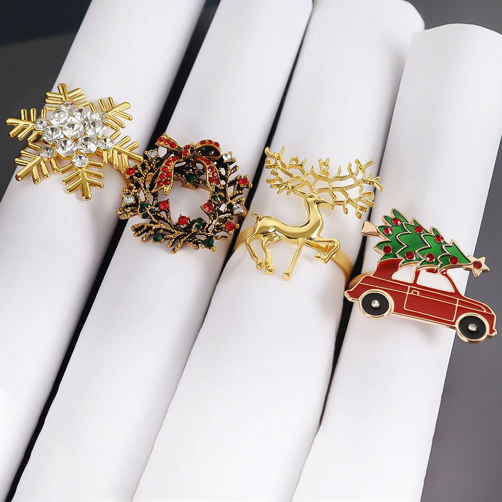 Red Ribbon Style Napkin Ring