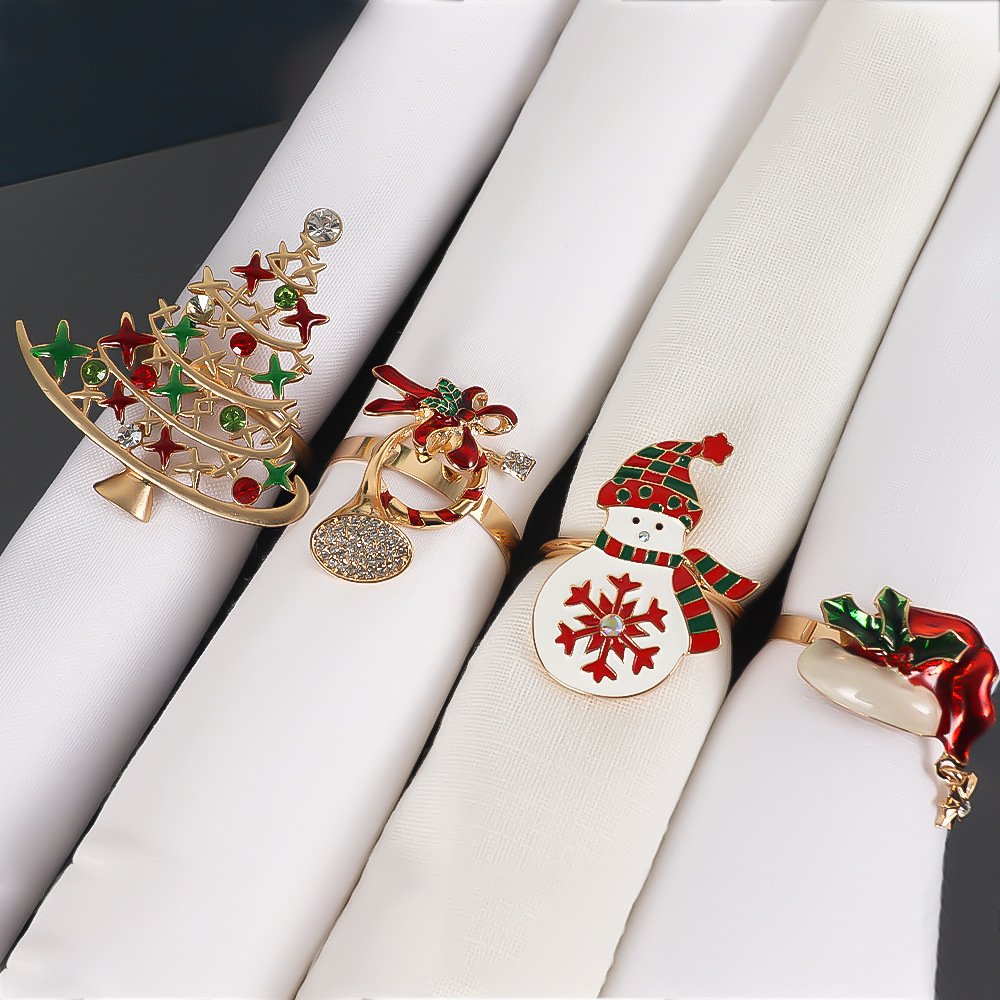Silver Holly Leaf Napkin Ring