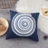 mediterranean blue pillow