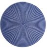 cotton ramie placemat (2) Oval cotton ramie placemat 30×40cm brown