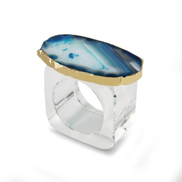 crystal napkin holder (1) European Natural Crystal Napkin Ring
