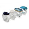crystal napkin holder (3) European Natural Crystal Napkin Ring