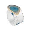 crystal napkin holder (4) European Natural Crystal Napkin Ring
