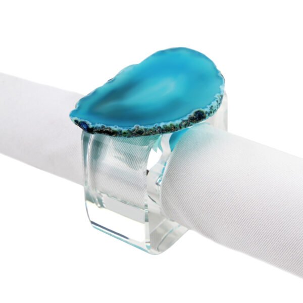 crystal napkin holder (4) European Natural Crystal Napkin Ring