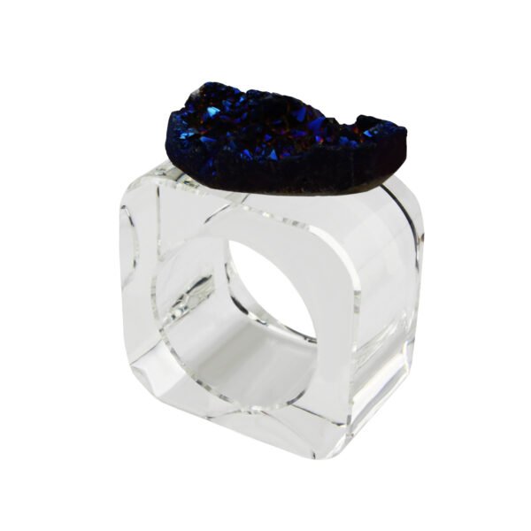 crystal napkin holder (8) European Natural Crystal Napkin Ring