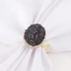 Crystal Cluster Napkin Ring (Gold Electroplated)