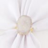 Crystal Cluster Napkin Ring (Gold Electroplated)