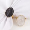 Crystal Cluster Napkin Ring (Gold Electroplated)