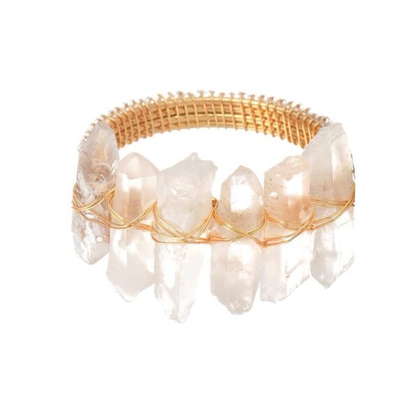 Metal Woven Crystal Napkin Ring