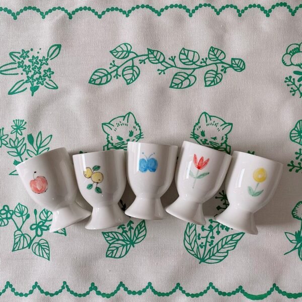 Vintage Cotton Linen Napkin Printed Cat Tea Towel