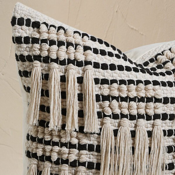 textured cotton cushion