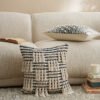 textured cotton cushion