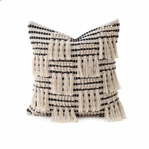 textured cotton cushion