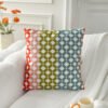 cotton embroidered pillow