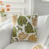 cotton embroidered pillow