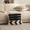 embroidered cushion cover