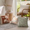 french garden pillow