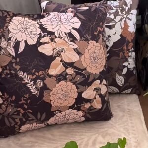 peony pillow cover