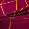 Geometric Foil Printed Polyester Tablecloth | GeoWeave