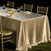 Elegant table setting with desserts