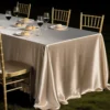 Gold High-Density Satin Tablecloth – Thickened Polyester Banquet Linen