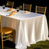 Gold High-Density Satin Tablecloth – Thickened Polyester Banquet Linen