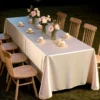 Gold High-Density Satin Tablecloth – Thickened Polyester Banquet Linen