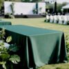 green outdoor tablecloth