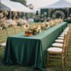 green outdoor tablecloth