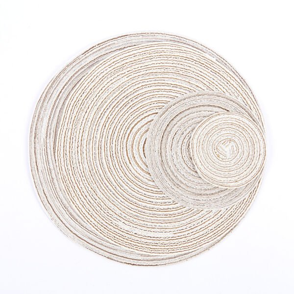 Handmade cotton yarn placemat 36cm