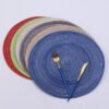 Handmade cotton yarn placemat 36cm