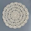 handmade crochet cup mat (4) Handmade crochet cup mat 26cm forest-style lace doily
