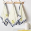 Lemon Printed Cotton Tea Towel