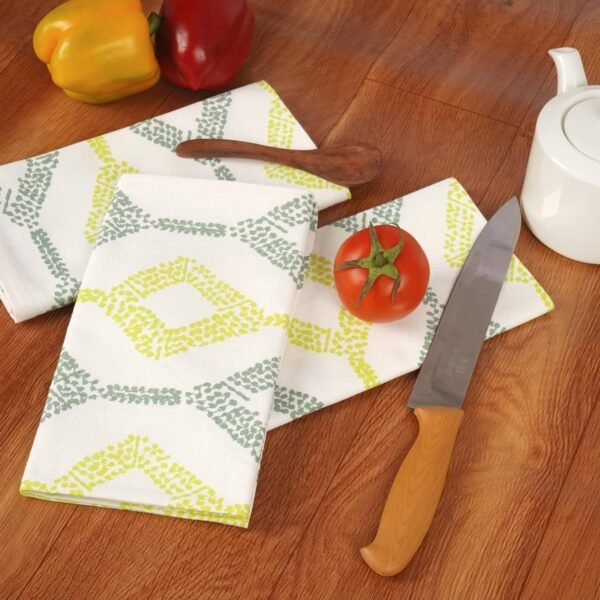 White Cotton Kitchen Towel