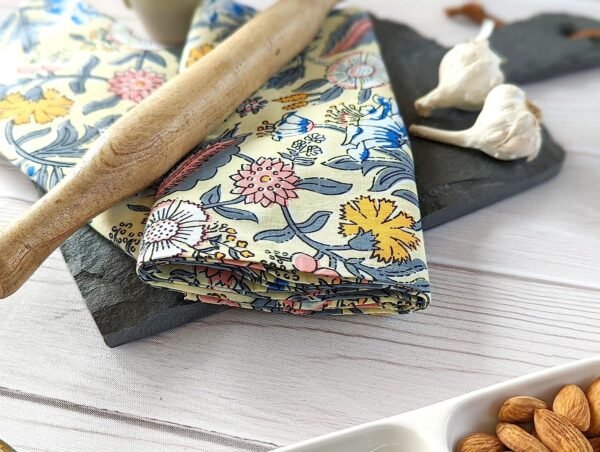 kitchen towel (2) Cotton Tea Towel 45×60cm – British Style Kitchen Napkin