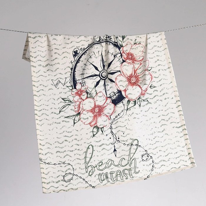 classic plaid kitchen towel