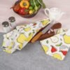 Lemon Printed Cotton Tea Towel