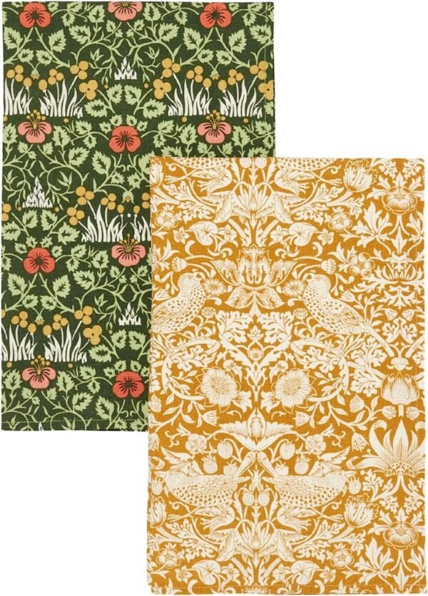 kitchen towel (4) Cotton Tea Towel 45×60cm – British Style Kitchen Napkin
