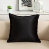 leaf chenille cushion (6) Leaf chenille cushion cover 45x45cm luxury textured fabric