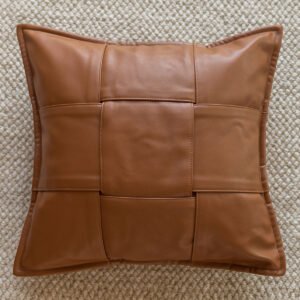 leather cushion cover