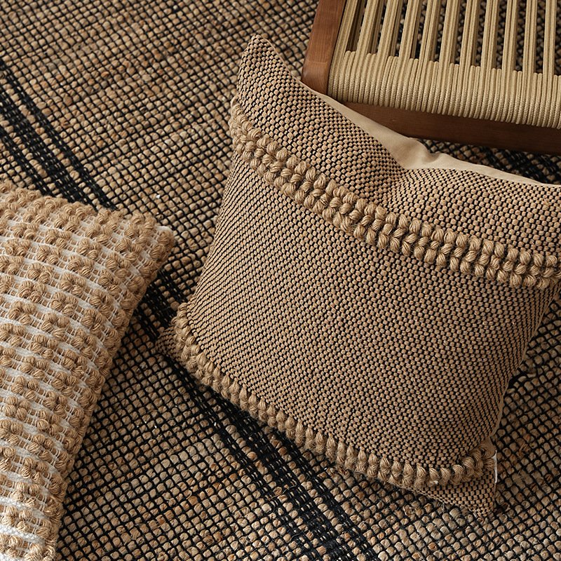 macrame cushion cover