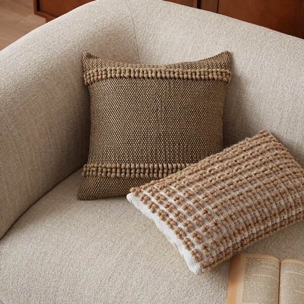 macrame cushion cover