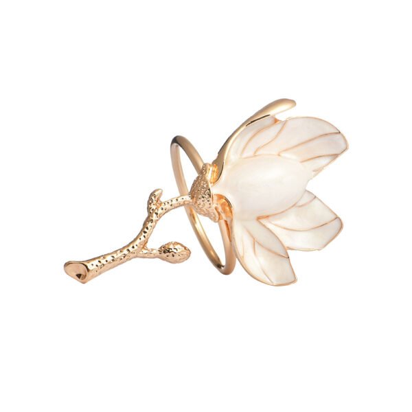 Magnolia Flower Napkin Ring