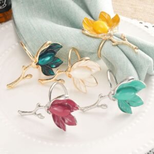 Magnolia Flower Napkin Ring