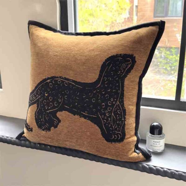 leopard cushion cover