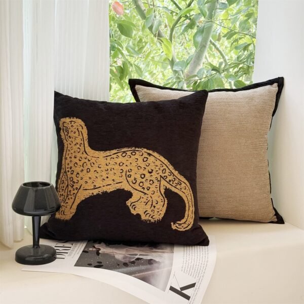 leopard cushion cover