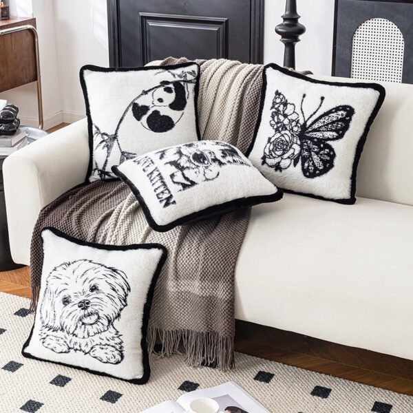 modern cotton cushion (7) minimalist pillow cover