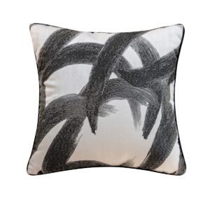 black white cushion
