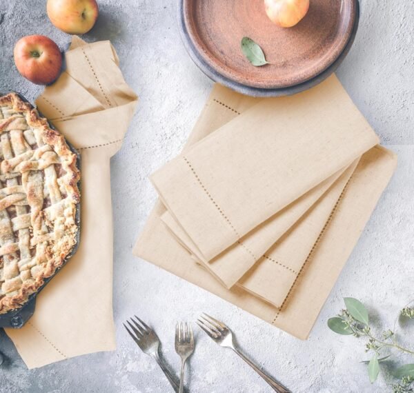 Cotton Hollow Lace Napkin | GeoWeave