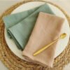 Solid Color Cotton-Linen Napkin | GeoWeave